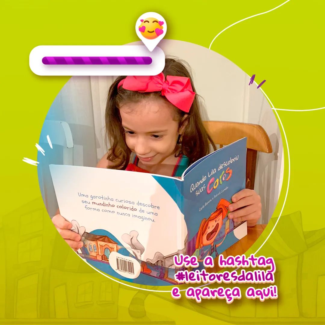O meu mundo colorido já está nas mãos da Lis! 🤩Ela é uma das pequenas leitoras que já leu e conheceu toda a aventura. Comenta aqui se você fica concentrada igual a Lis lendo um livro. 📖💖
.
Quer aparecer aqui? Poste uma foto com a #leitoresdalila. Quero mais amiguinhos por aqui! 🤗
.
#quandoliladescobriusuascores #livro #livroinfantil #leitura #criança #personagem